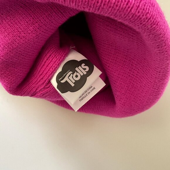 TROLL BEANIE POM HAT AND GLOVES SET - Picture 6 of 6